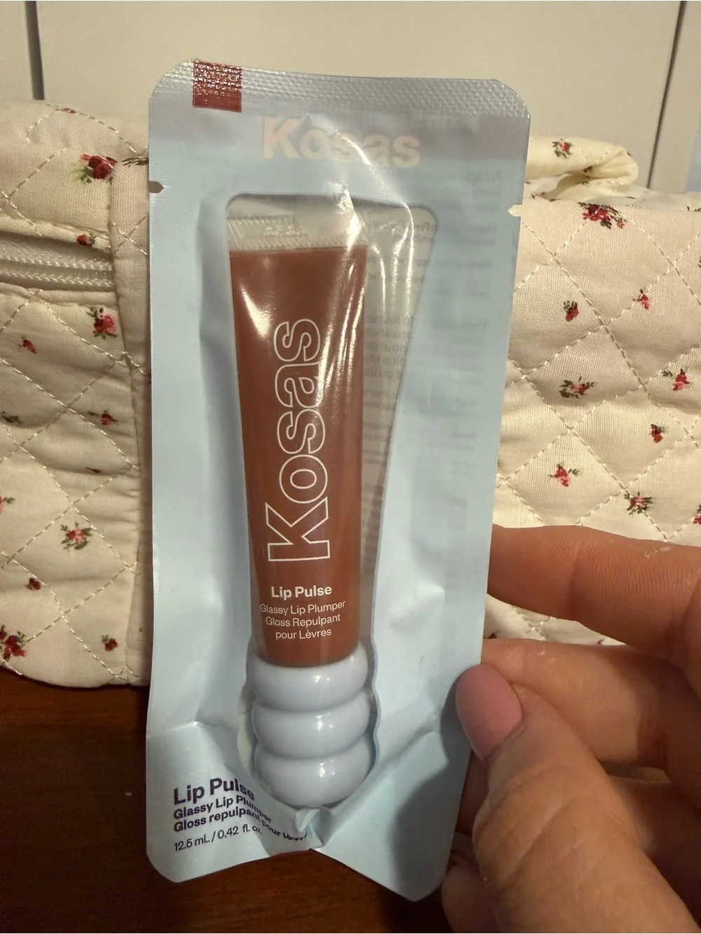 Kosas Lip Pulse Glassy Lip Plumper — Sheer Warm Beige